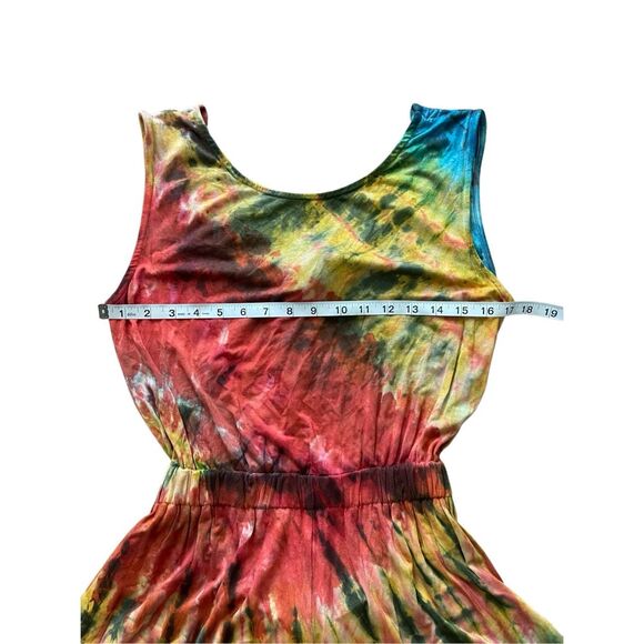 Kathmandu Imports Tie-Dye Romper – Open Back with Bow Tie – Free Size – Viscose - Picture 3 of 6